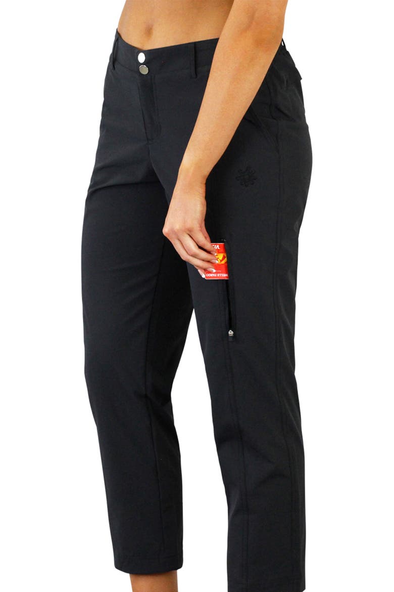 Walking Capris, Main, color, Black
