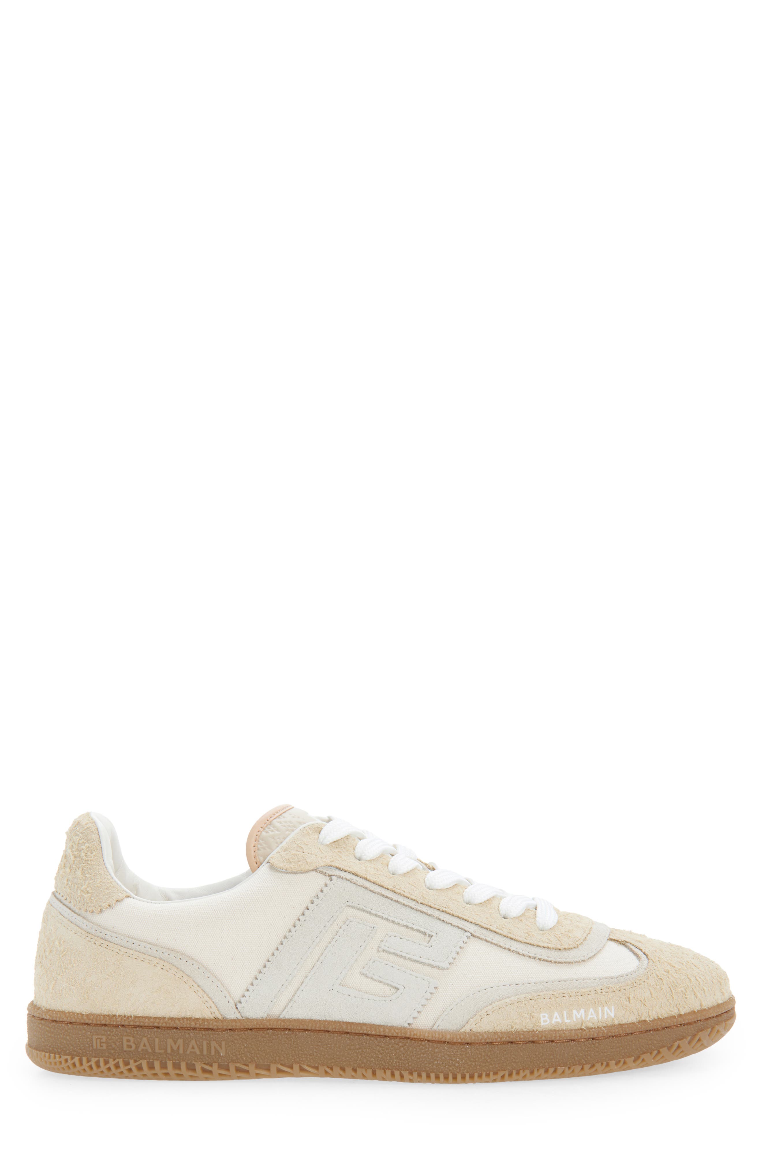 Balmain Swan Trainer Sneaker, Alternate, color, 0Da Cream