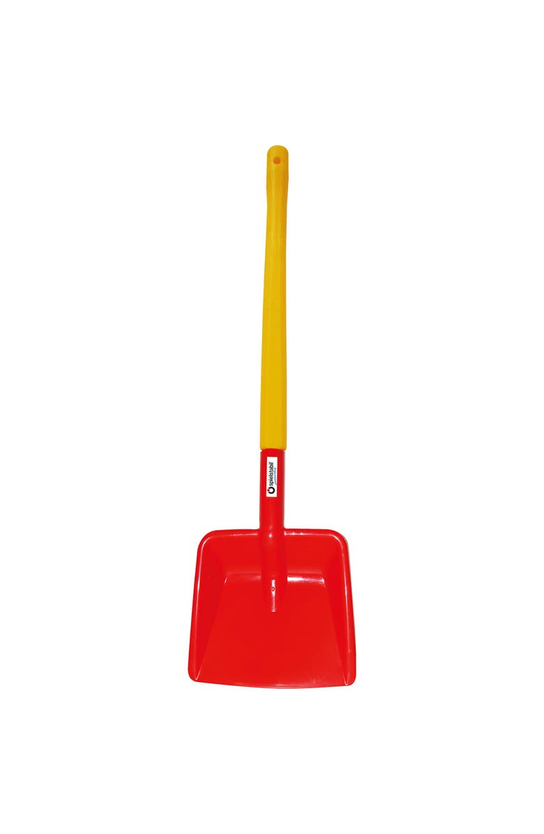 SPIELSTABIL Toddler Heavy Duty Beach Toys - Flat Beach Shovel, Kids Beach Essential and Durable Outdoor Toy for 2.5 Years & Up, Made in Germany, Main, color, Red Multi