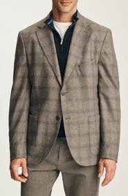 34 Heritage Matteo Checked Wool Blend Sport Coat