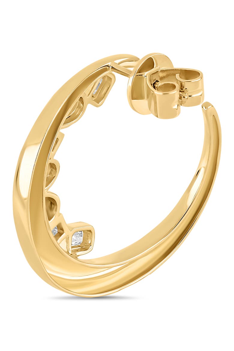 Maya Diamond Statement Hoop Earrings (Online Trunk Show), Alternate, color, 18K YELLOW GOLD/ DIAMOND