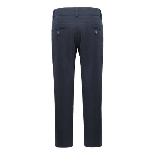 Moustache Modern Dress Pants In Dark Blue