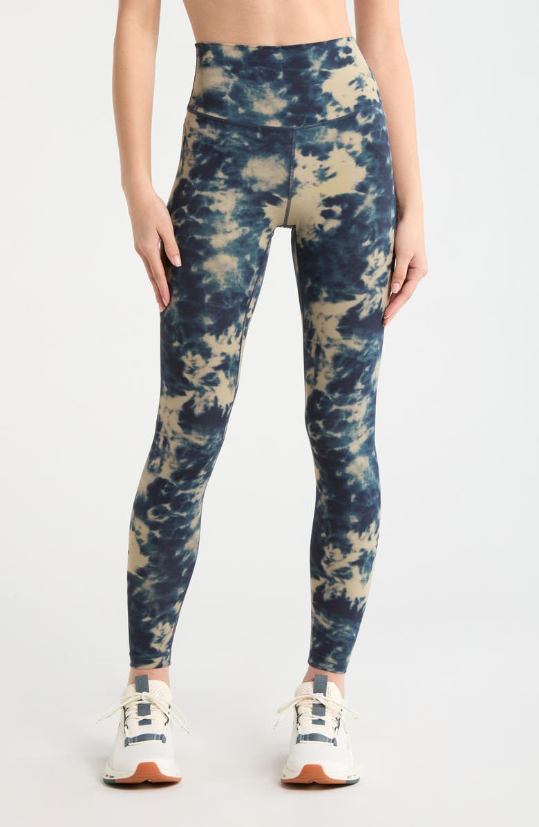 MPG Print Sculpt Leggings, Main, color, Silver Sage Shibori
