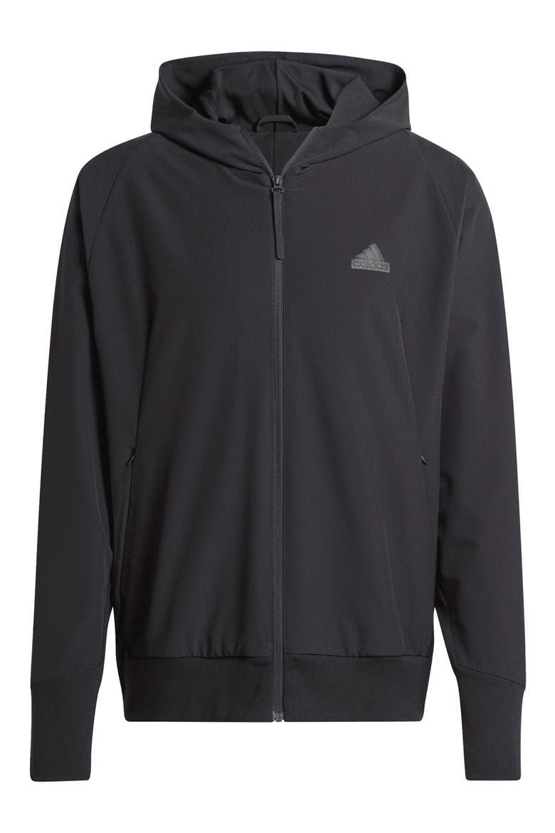 Sportswear Z.N.E. Woven Zip Jacket, Alternate, color, BLACK