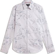 Ted Baker Cipher Long Sleeve Regular Fit Button-Up Shirt