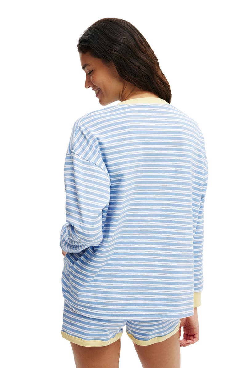 COTTON ON BODY Women's Stripe Lounge Long Sleeve, Alternate, color,