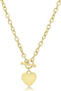 The Lovery Fine Jewelry Heart Toggle Necklace