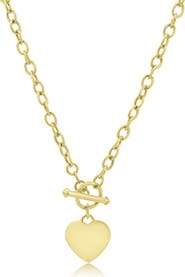 The Lovery Fine Jewelry Heart Toggle Necklace