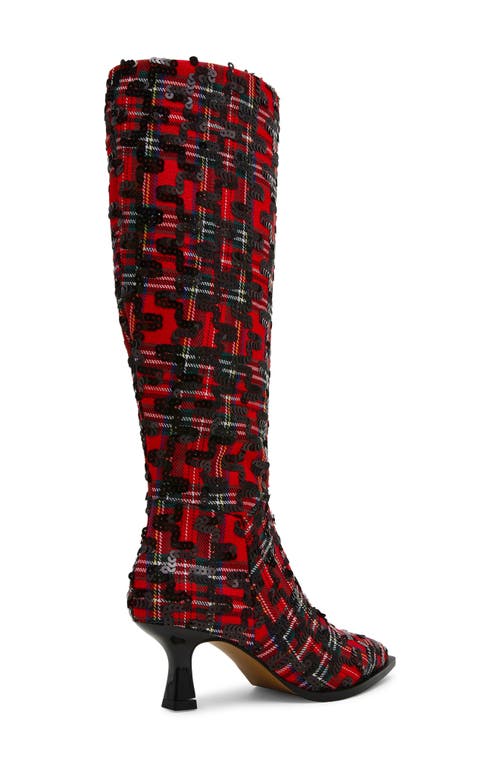 Betsey Johnson Pamella Knee High Boot In Multi