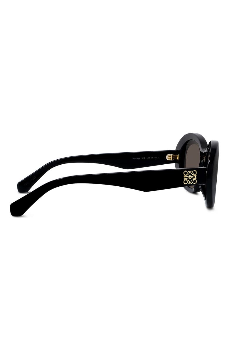 Loewe Anagram 54mm Oval Sunglasses, Alternate, color,