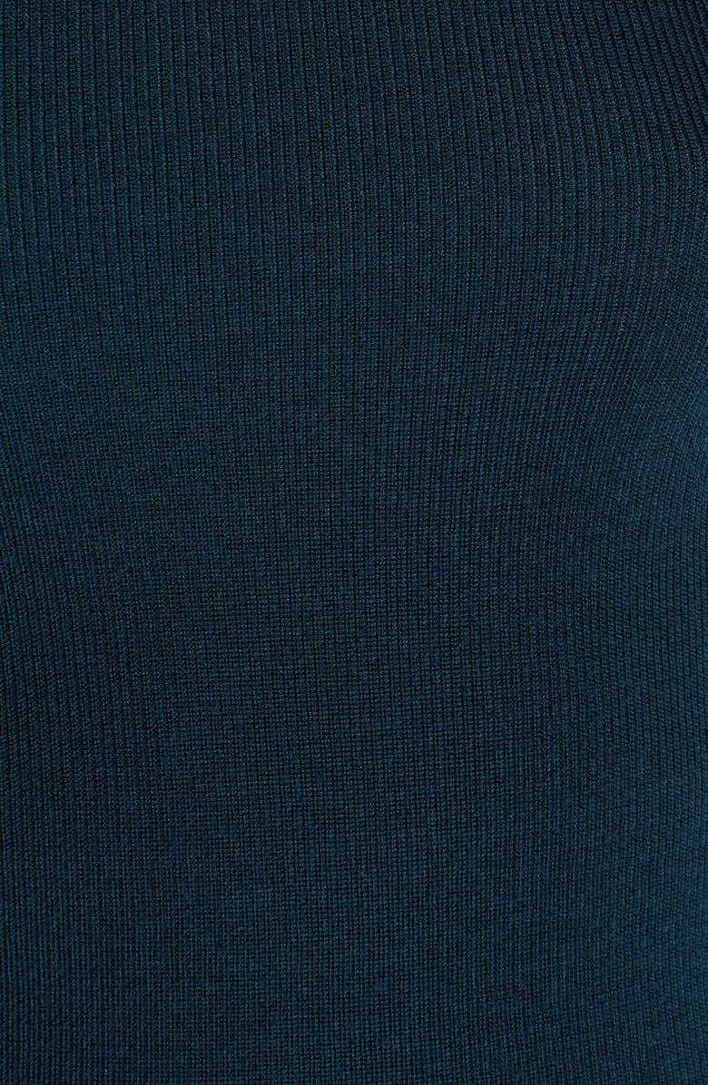 Fendi High Neck Rib Wool Blend Sweater, Alternate, color,