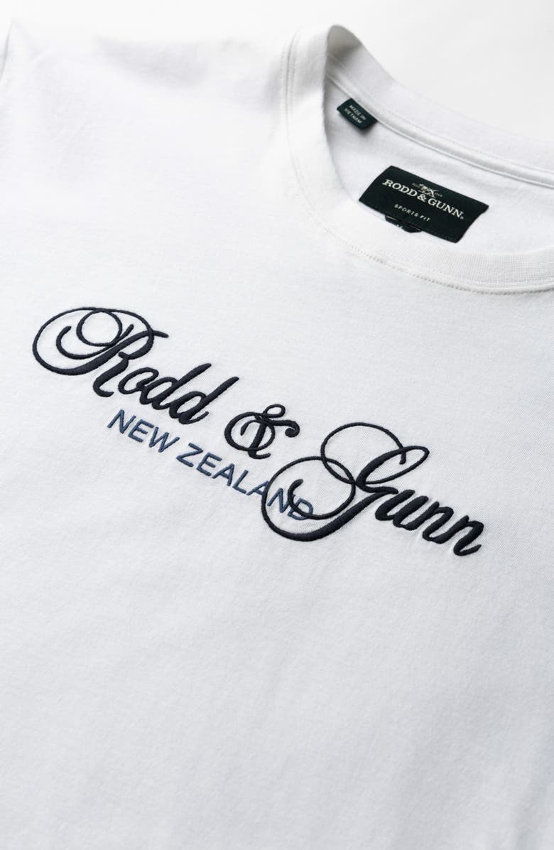 Rodd & Gunn Wendon Valley Embroidered Logo T-Shirt, Alternate, color, Snow