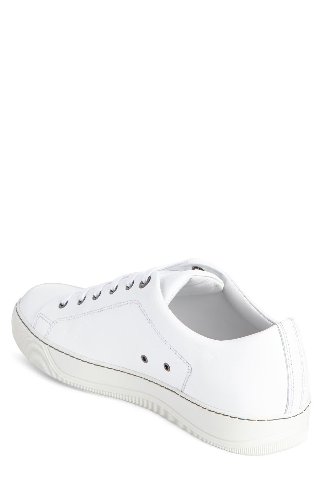 Lanvin Low Top Cap Toe Sneaker, Alternate, color, 