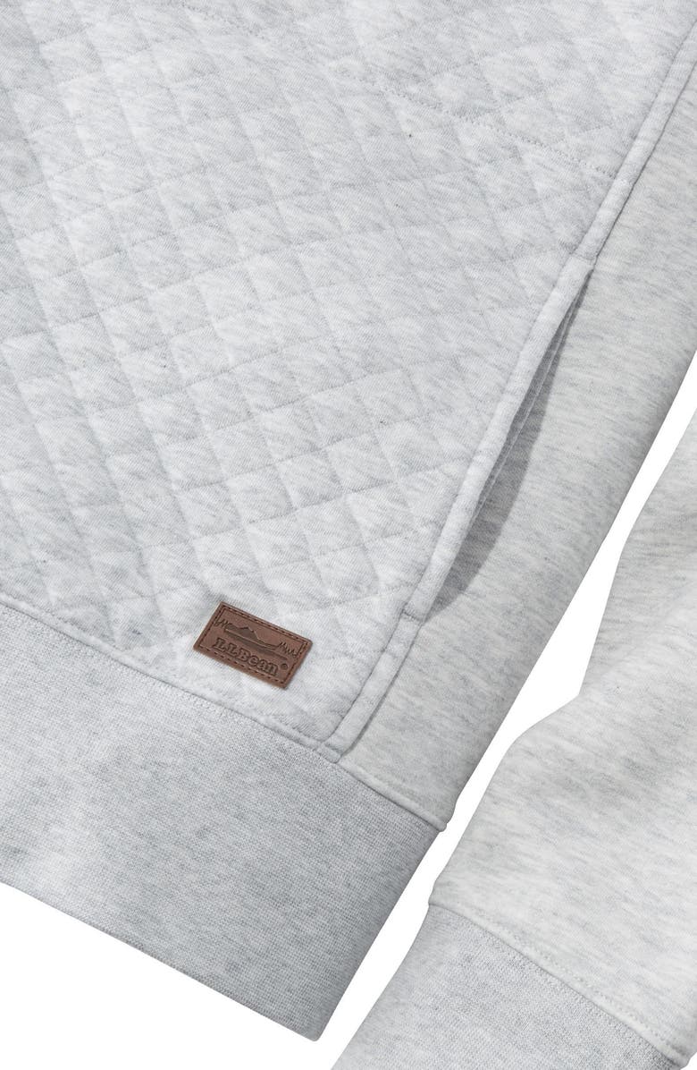 L.L.Bean Quilted Quarter Zip Pullover, Alternate, color,