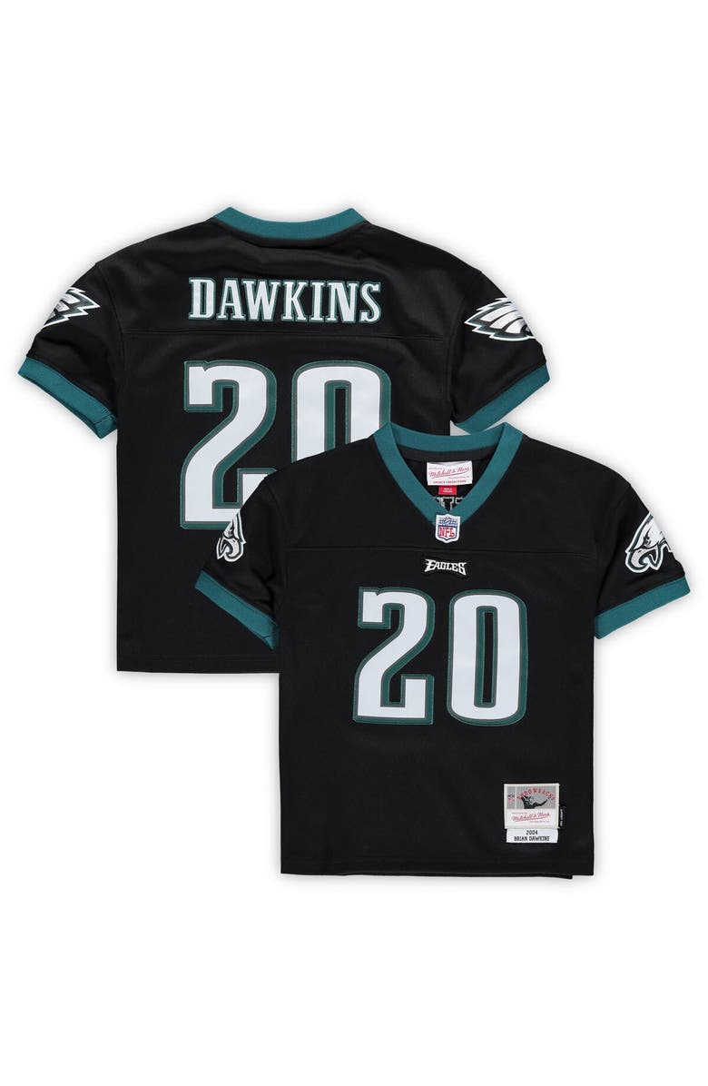 Mitchell & Ness Infant Mitchell & Ness Brian Dawkins Black Philadelphia Eagles 2004 Retired Legacy Jersey, Main, color, Black