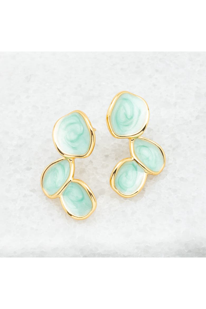 Hope Echo Earrings in Mint, Main, color, Mint