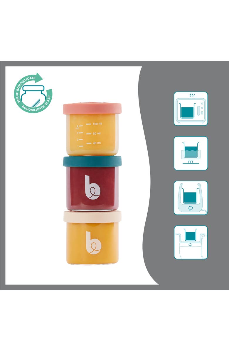 Babymoov 9-Pack Assorted Isy Glass Jars, Alternate, color, 