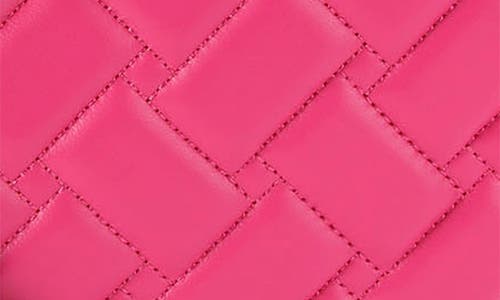 Kurt Geiger London Kensington Quilted Leather Heart Bag In Pink