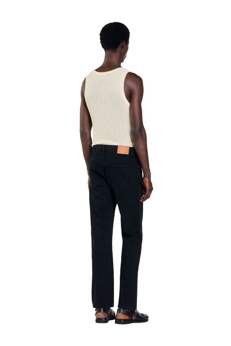 Straight-fit jeans, Alternate, color, Black
