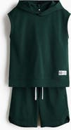 H&M Sleeveless Sports Hoodie Set With Drymove