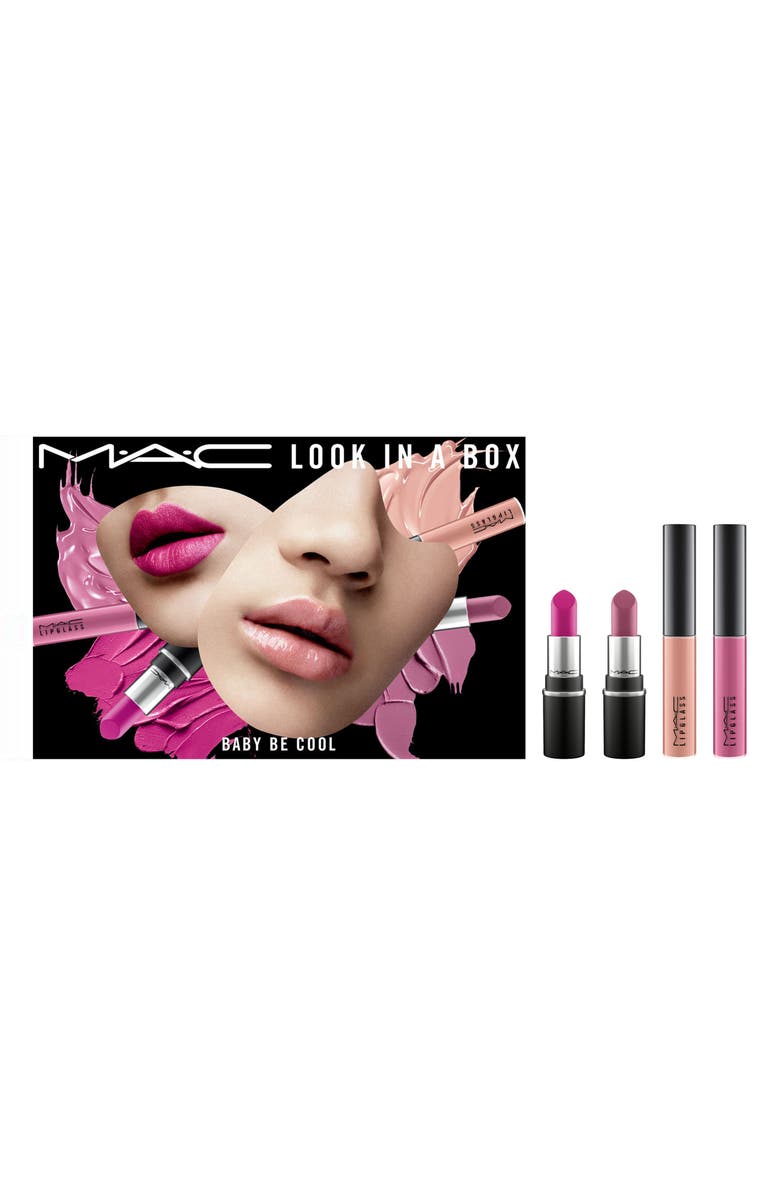 MAC Cosmetics MAC Look in a Box Baby Be Cool Mini Lip Kit, Alternate, color,