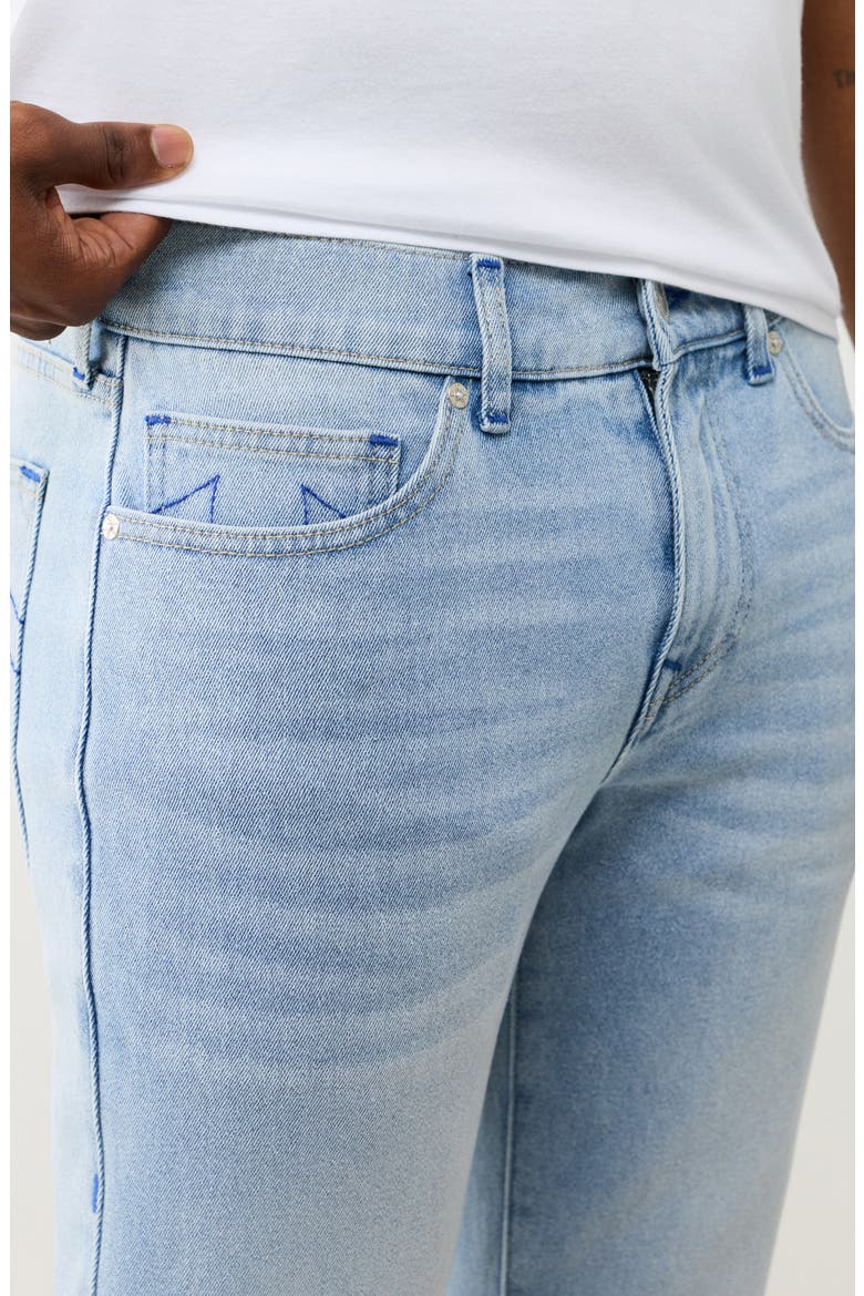 Geno Slim Fit Jeans, Alternate, color, LIGHT JOURNEY