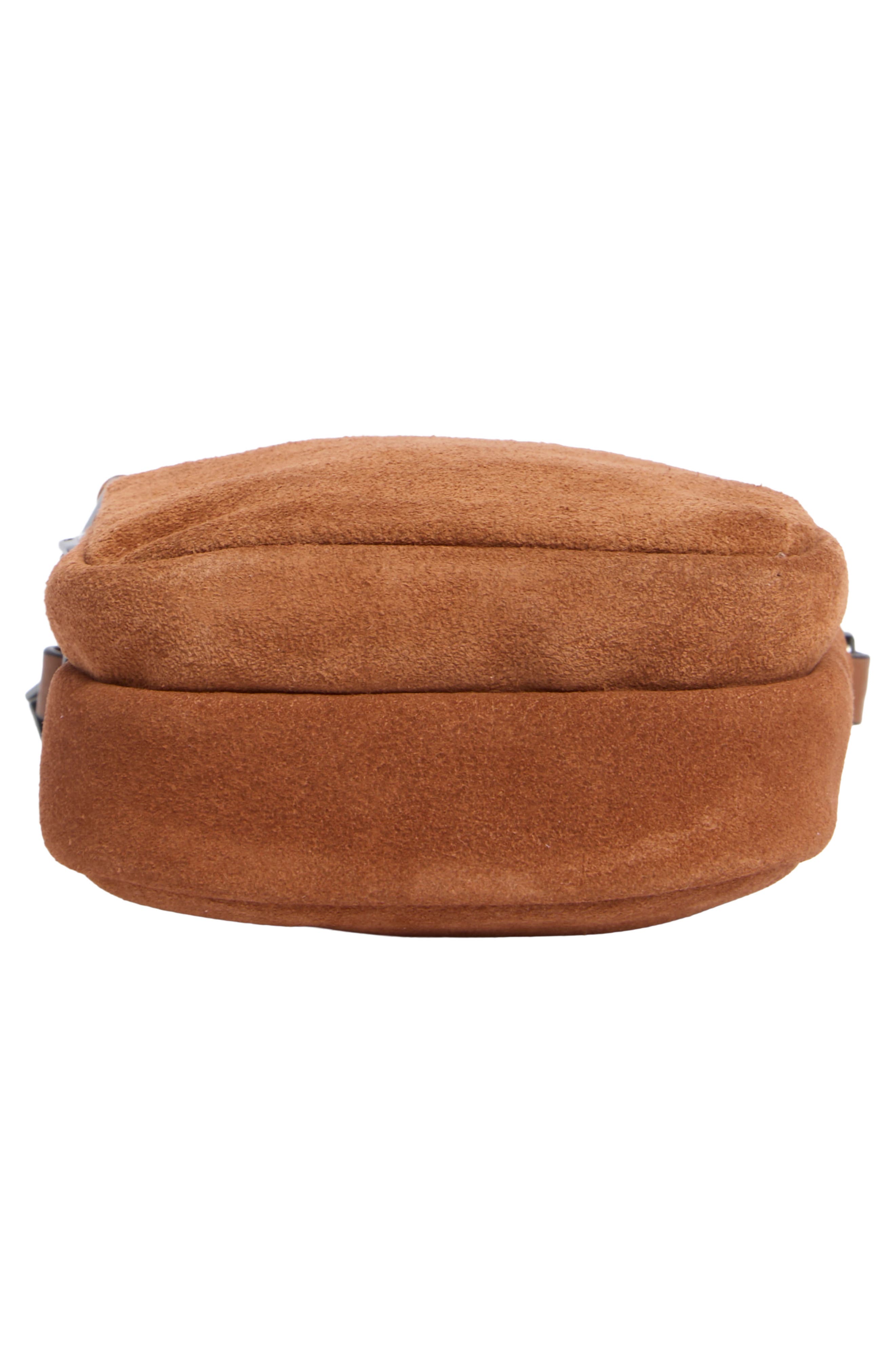 Ray Phone Crossbody Bag, Alternate, color, CHESTNUT SUEDE