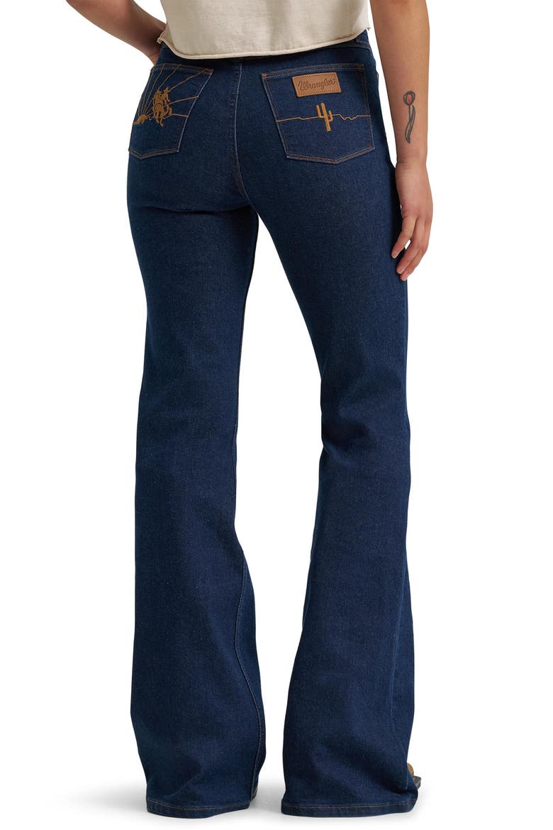 High Waist Flare Jeans, Alternate, color, RETRO RINSE