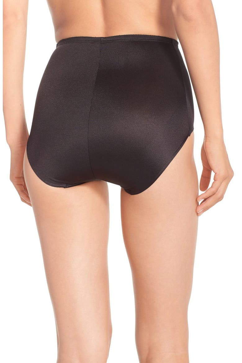 'Wonderful Edge®' Shaping Briefs, Alternate, color, BLACK