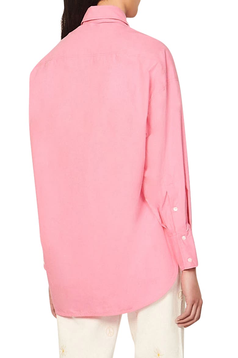 Adriana Button-Up Shirt, Alternate, color, PINK