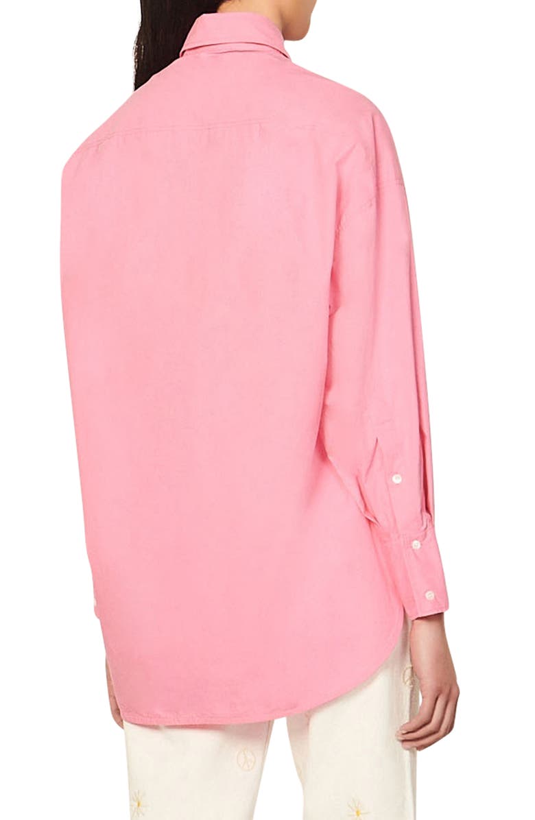 SANDRO Adriana Button-Up Shirt, Alternate, color,