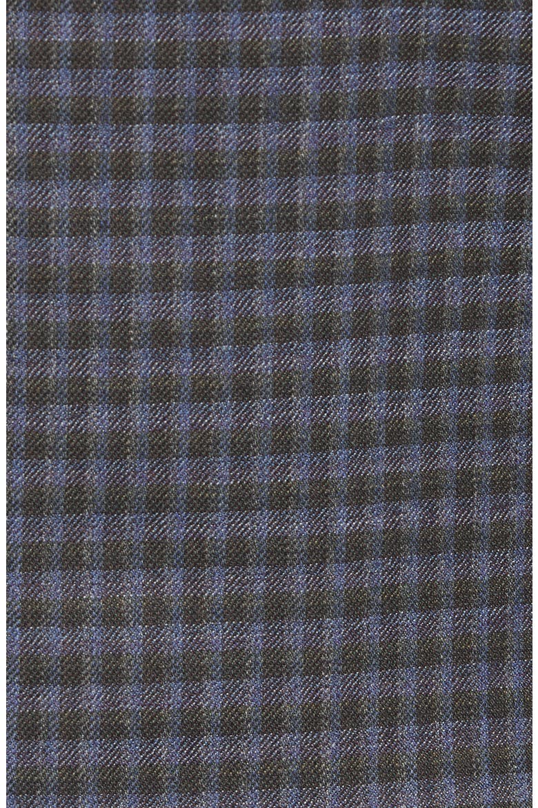Classic Fit Plaid Wool Sport Coat, Alternate, color, DARK BLUE