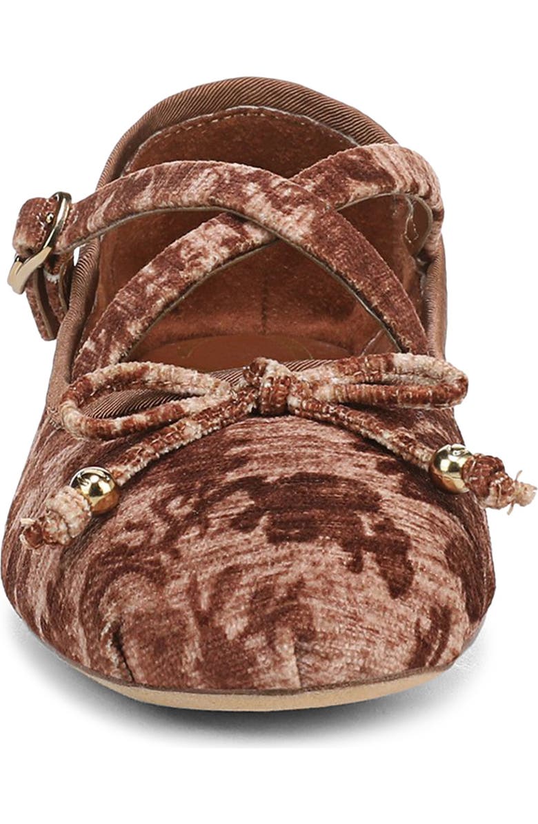 Circus NY by Sam Edelman Zuri Strappy Ballet Flat, Alternate, color, Rich Cognac Multi