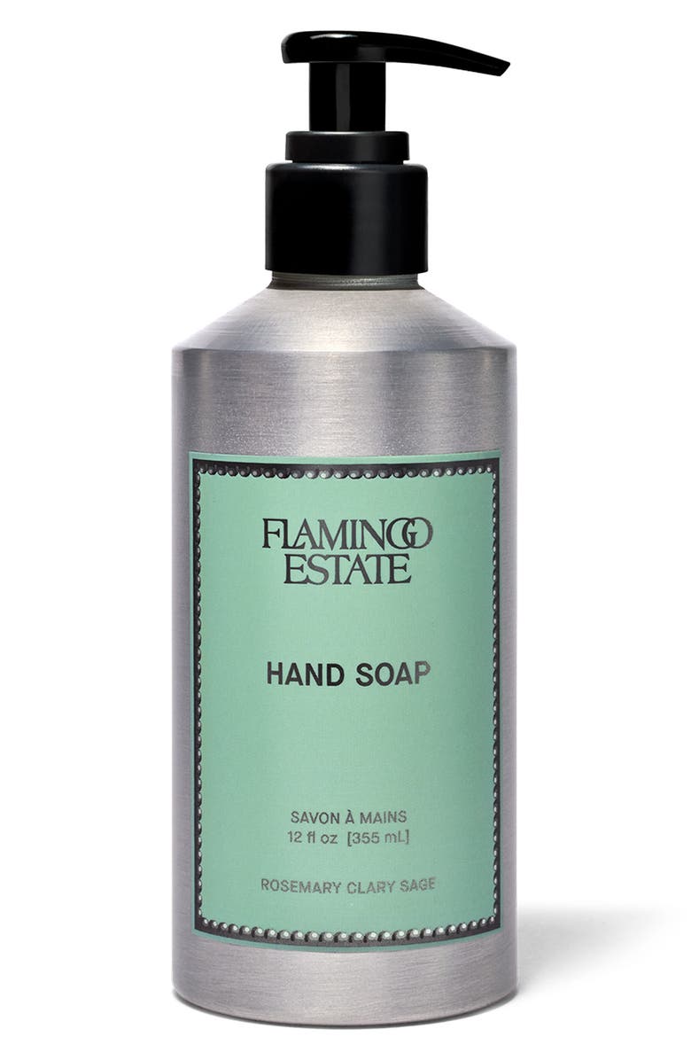 FLAMINGO ESTATE Garden Essentials Rosemary & Clary Sage Hand Soap, Main, color, Green