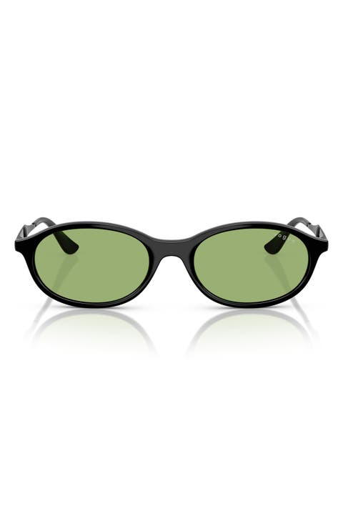 52mm Oval Sunglasses