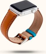 Bluebonnet The Executive French Leather Apple Watch Band