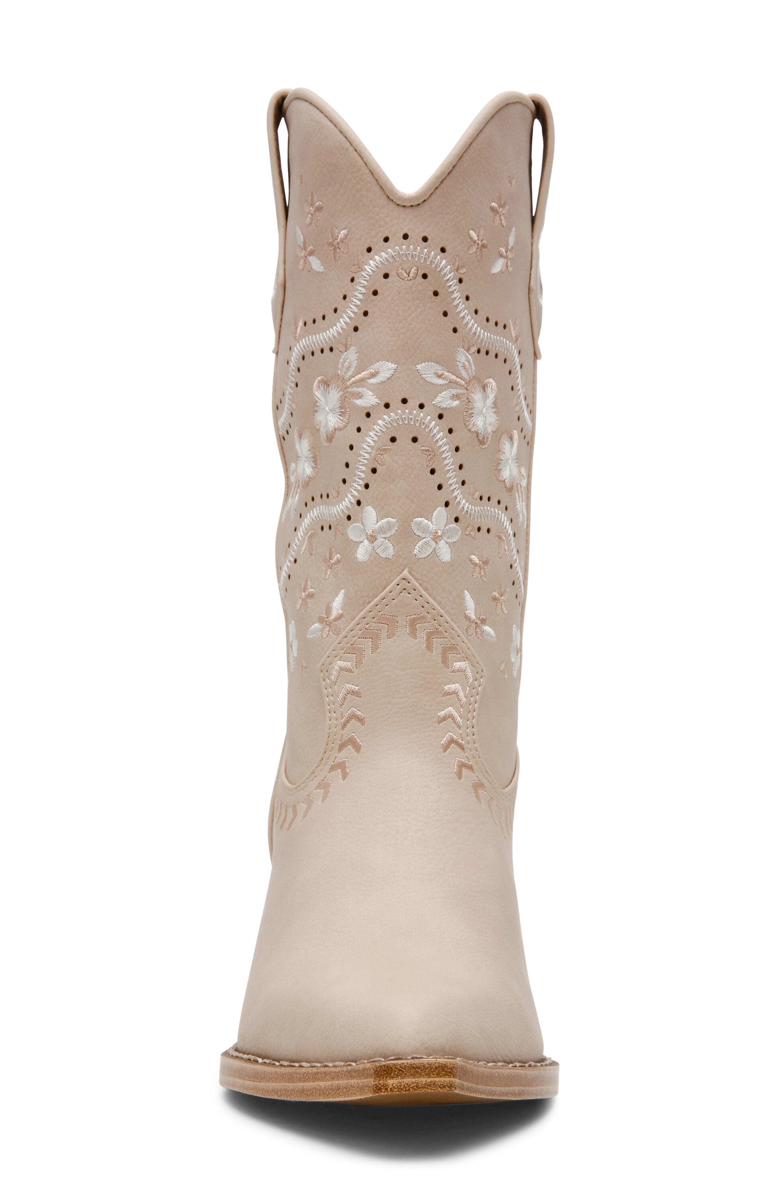 DV by Dolce Vita Avita Cowboy Boot, Alternate, color, Ivory