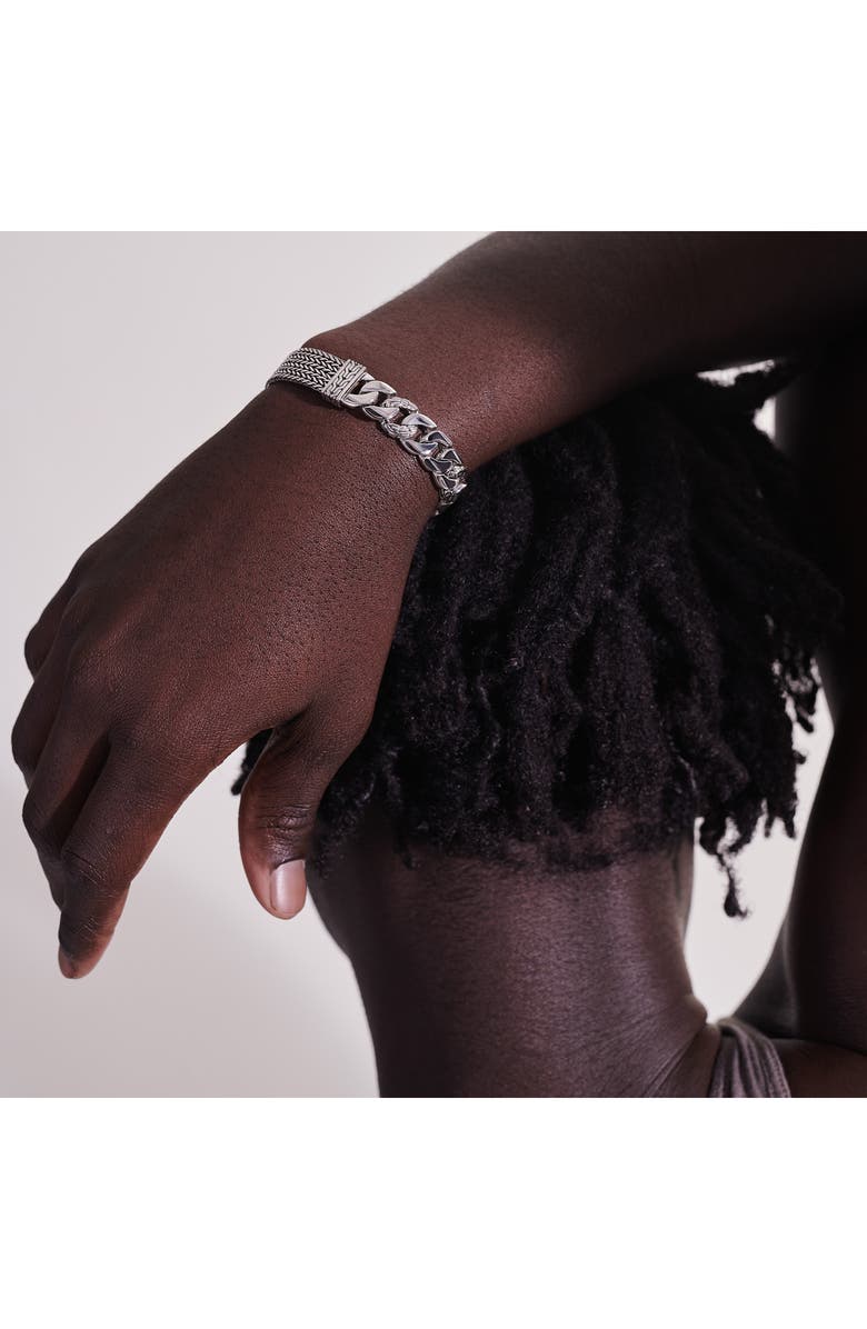 John Hardy Rata Curb Chain Bracelet, Sterling Silver, Alternate, color,