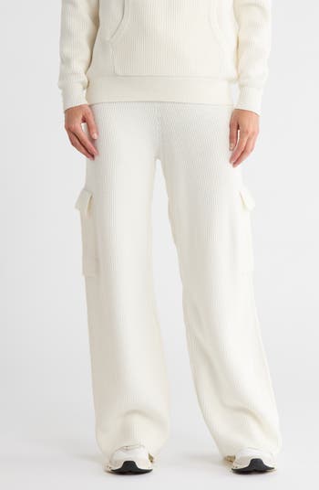 YOGALICIOUS Serenity Sundown Knit Cargo Pants | Nordstromrack