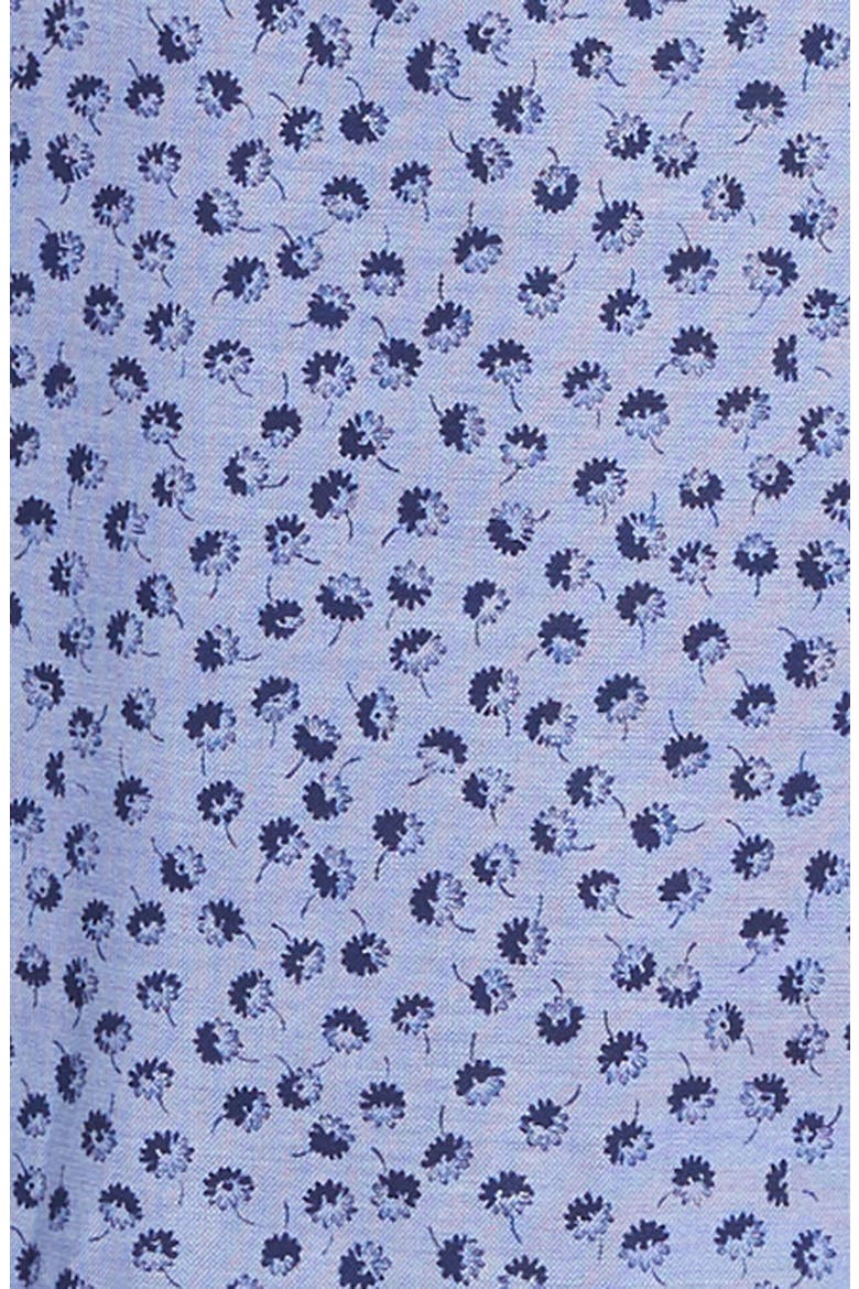 Anchor Classic Fit Tossed Print Button-Down Shirt, Alternate, color, INDIGO