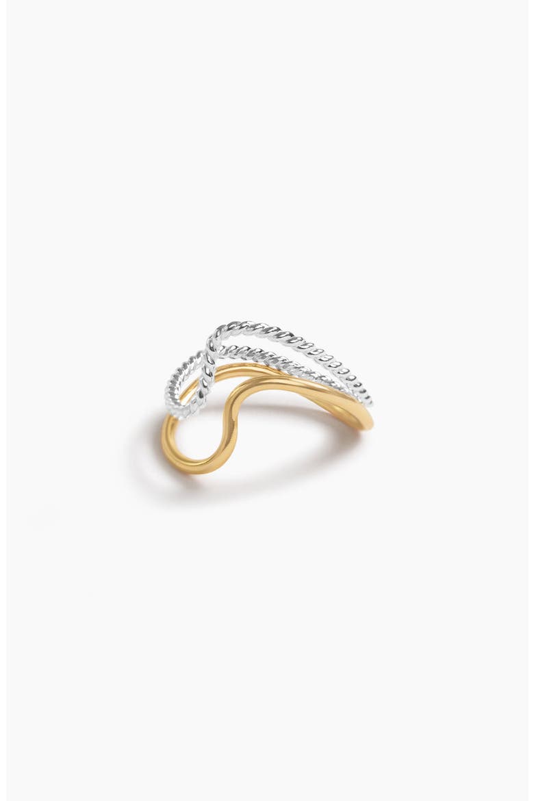 Mia Ring Two-Tone, Alternate, color, Gold