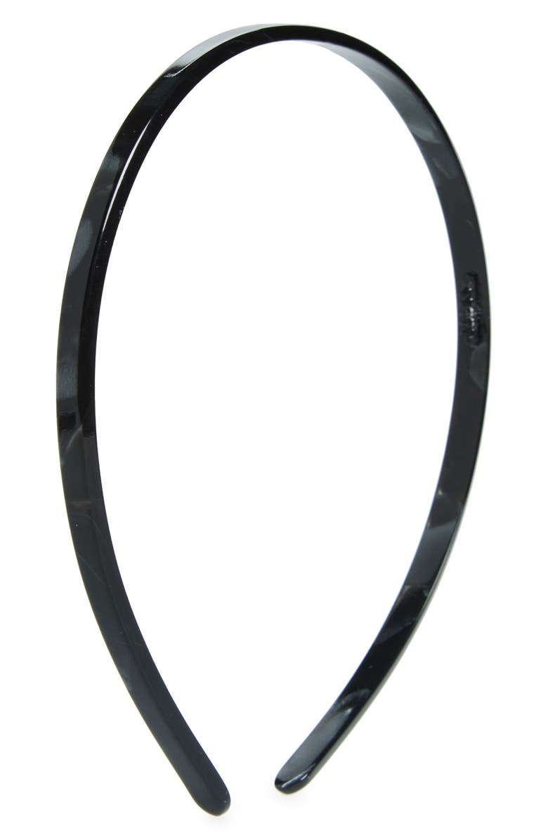 France Luxe Comfort Headband, Main, color, Black