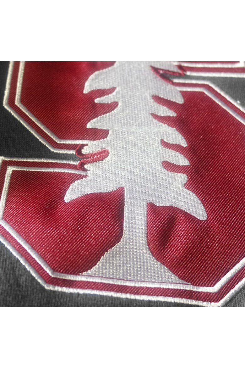 Youth Stadium Athletic Charcoal Stanford Cardinal Big Logo Pullover Hoodie, Alternate, color, Charcoal