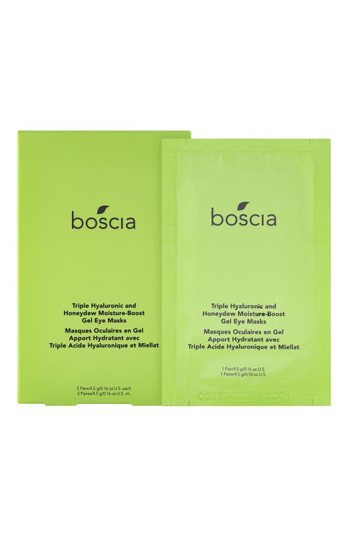 Boscia Triple Hyaluronic and Honeydew Moisture-Boost Gel Eye Masks 