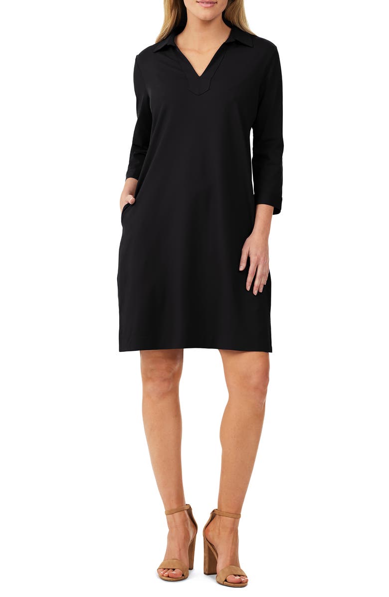 Foxcroft Jersey Shift Dress, Main, color, 