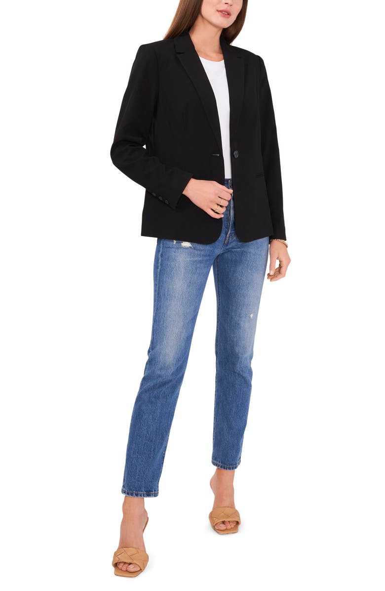 Vince Camuto Sophia One-Button Blazer, Alternate, color, 
