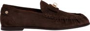SANDRO Suede loafers with clasp