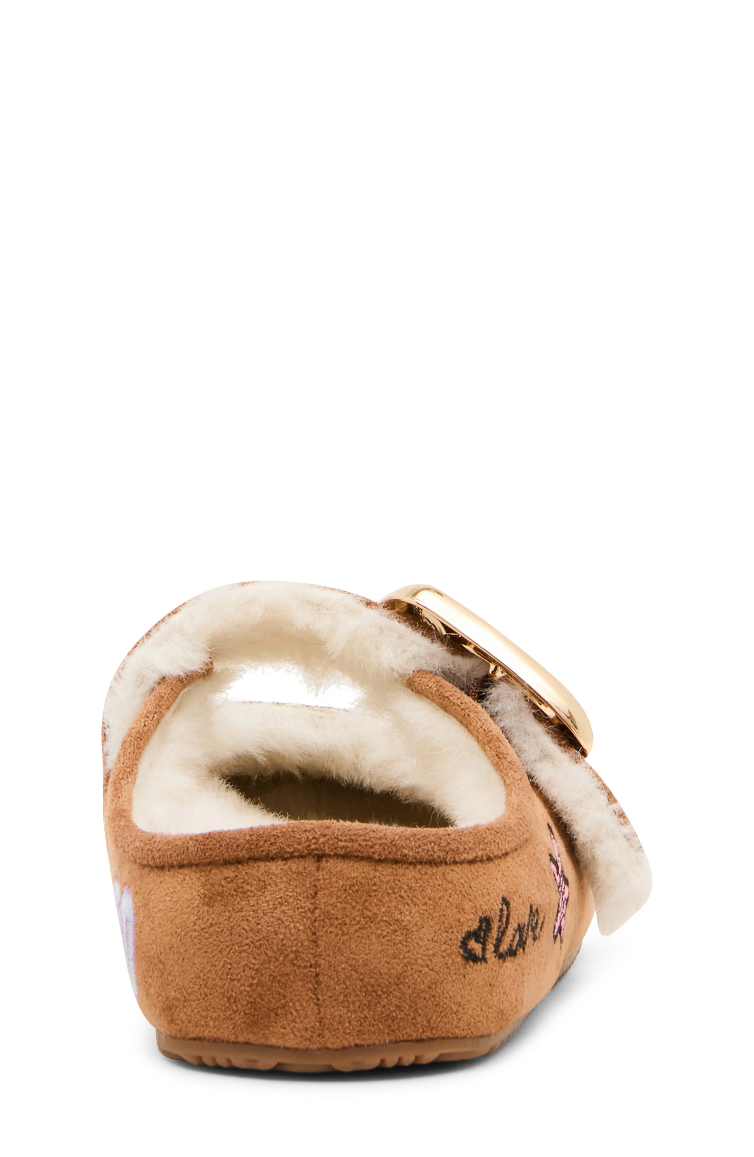 Kids' Jcloudye Faux Fur Lined Mary Jane, Alternate, color, COGNAC MULTI