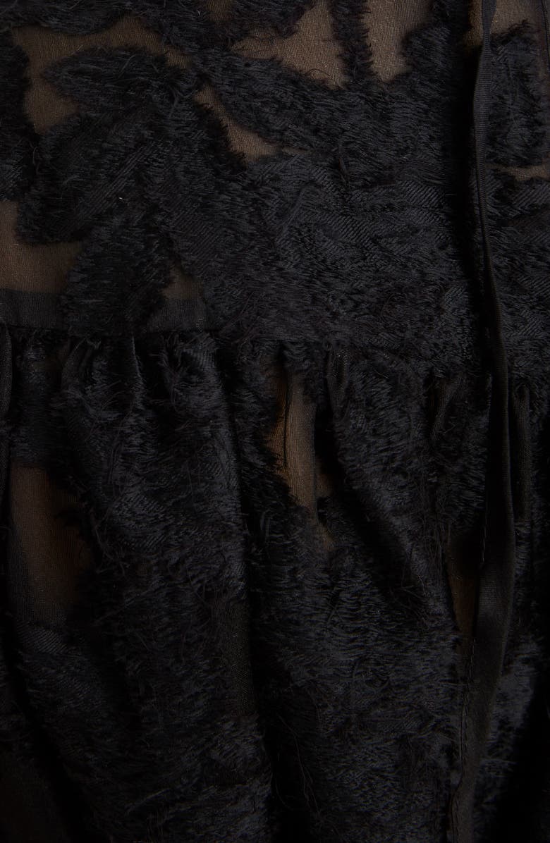 Cecilie Bahnsen Emma Floral Jacquard Midi Dress, Alternate, color, 