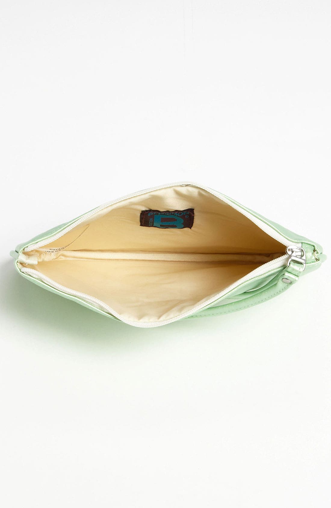 'Pearl' Zip Pouch, Alternate, color, GREEN